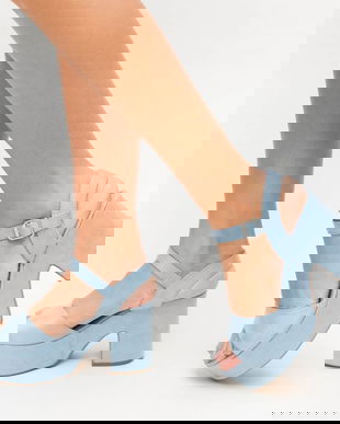 Sandale Nikoly Albastre