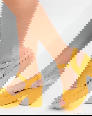 Sandale Nikoly Galbene