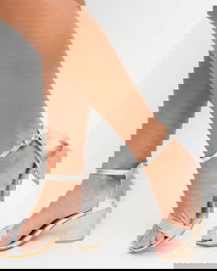 Sandale Davy Argintii