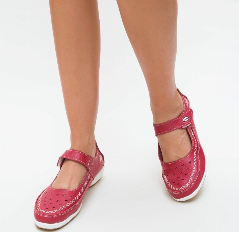 Pantofi Casual Confort Rosii