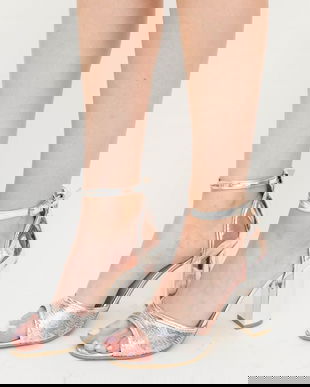 Sandale Karin Argintii