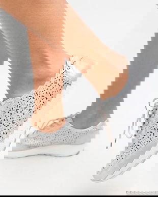 Pantofi Casual Pova Argintii