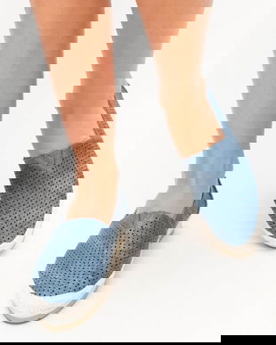 Espadrile Taco Albastre