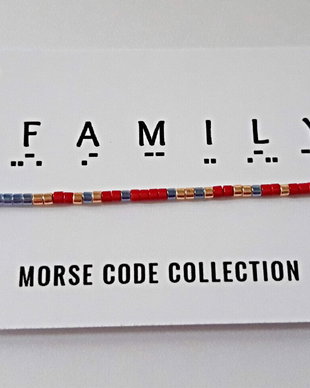 Bratara reglabila cod Morse FAMILY