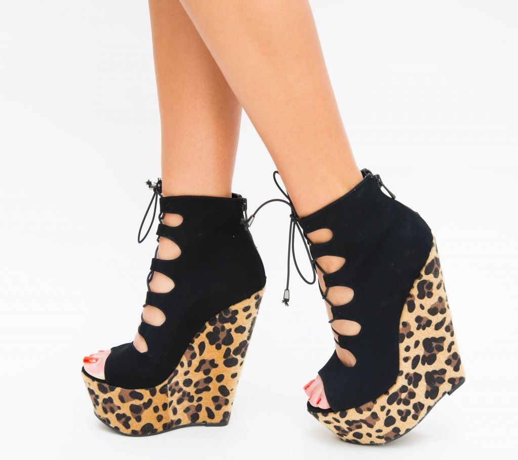 Botine leopard deals