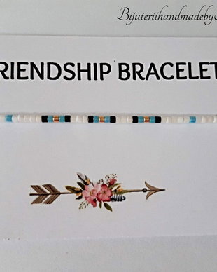 Friendship Bracelet white