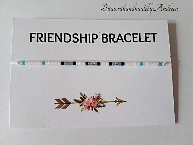 Friendship Bracelet white
