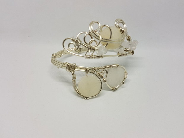 Bratara reglabila , Bratara cu pietre naturale,Bratara handmade.