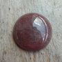 Cabochon cuart strawberry, 30 mm