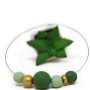 Colier Double Wear-Wear it 2 Ways! Colectia POPS/vernil, verde, auriu