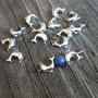 Margele metalice, distantiere pesti, delfin 10x8mm   SALAK 638