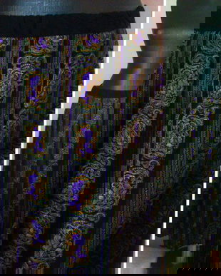 FUSTA VINTAGE BUMBAC FLORAL