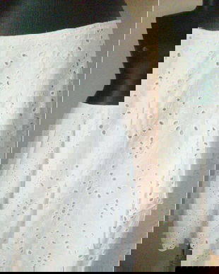 FUSTA MIDI BUMBAC BRODERIE SPARTA