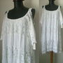 ROCHIE VAPOROASA BUMBAC DANTELA ALBA