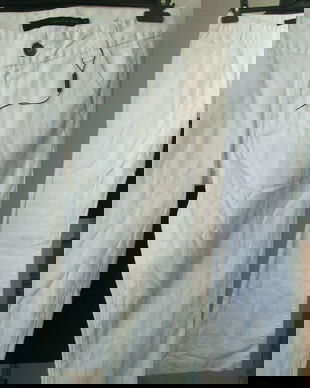 CALVIN KLEIN PANTALONI EVAZATI DOC ALB