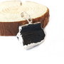 Pandantiv turmalina neagra bruta 20x20mm