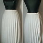 FUSTA VINTAGE PETRECUTA JERSE PLISAT ALBA