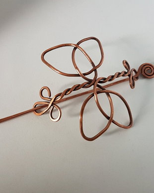 Accesoriu par , Accesoriu par din cupru , Accesoriu par nod celtic.