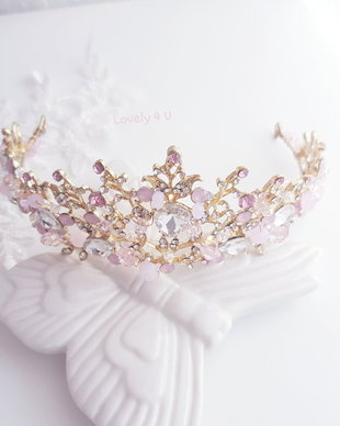 Coronita mireasa cu cristale Swarovski , Coronita mireasa, Tiara