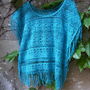 Bluza dantelata cu franjuri