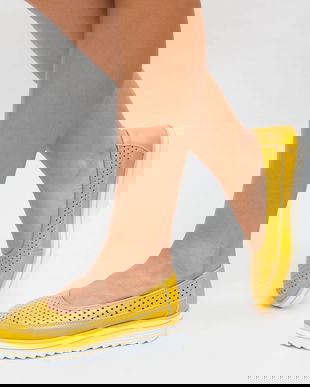 Espadrile Geani Galbeni