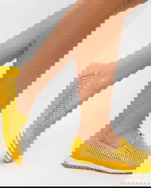 Pantofi Casual Embo Galbeni