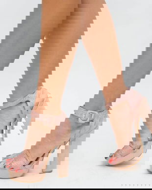 Sandale Cu Toc Kian Roz