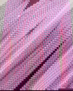 bluza rosu caro cu alb