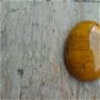 Cabochon mustard jasper, 40x30 mm