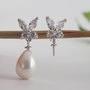 Baza cercei, argint 925 si cubic zirconia (1)