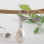 Baza cercei, argint 925 si cubic zirconia (1)