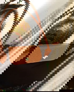 Geanta Longchamp le pliage mânere lungi, de umar