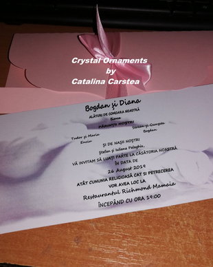 Invitatie nunta si botez 2 in 1 set