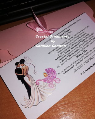 Invitatie nunta si botez 2 in 1 set