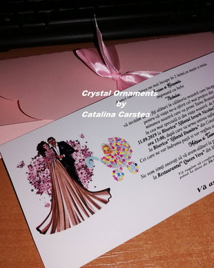 Invitatie nunta si botez 2 in 1 set