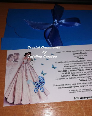 Invitatie nunta si botez 2 in 1