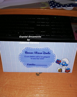 Plic de bani baby strunf / Baby Smurf