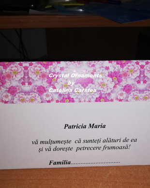 Plic de bani nunta / plic de bani botez