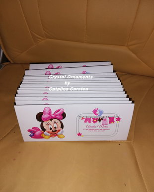 Plic de bani botez Baby Minnie
