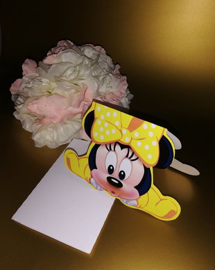 Invitatie botez Baby Minnie