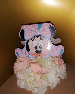 Invitatie botez Baby Minnie