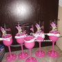Pahare de botez minnie fucsia