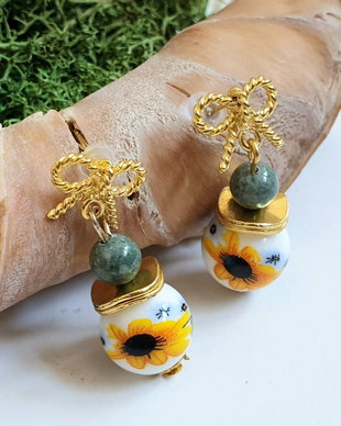 Cercei sunflowers