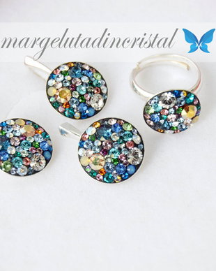 Set - Swarovski Curcubeu