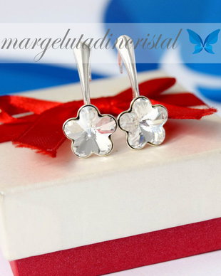 Cercei Swarovski - Floricica