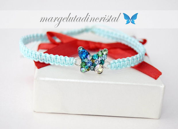 Bratara Swarovski - My Butterfly