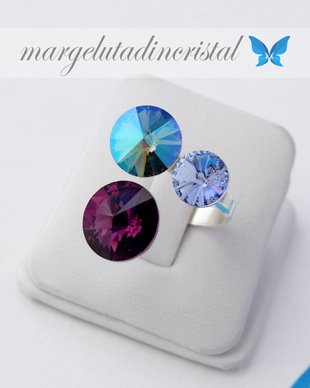 Inel Swarovski - Trio