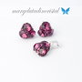 Set Swarovski / Chaton Flowers / Amethyst