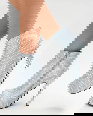 Botine Mania Argintii