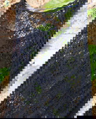 Maieu negru dantelat